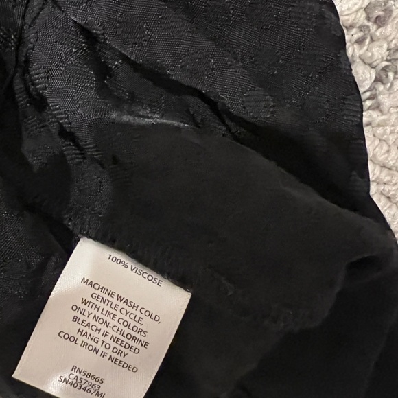 Something Navy black polka dot whimsigoth blouse - Picture 9 of 9